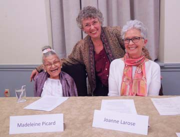 Madeleine Picard, Denise Normand-Guérette et Joanne Larose